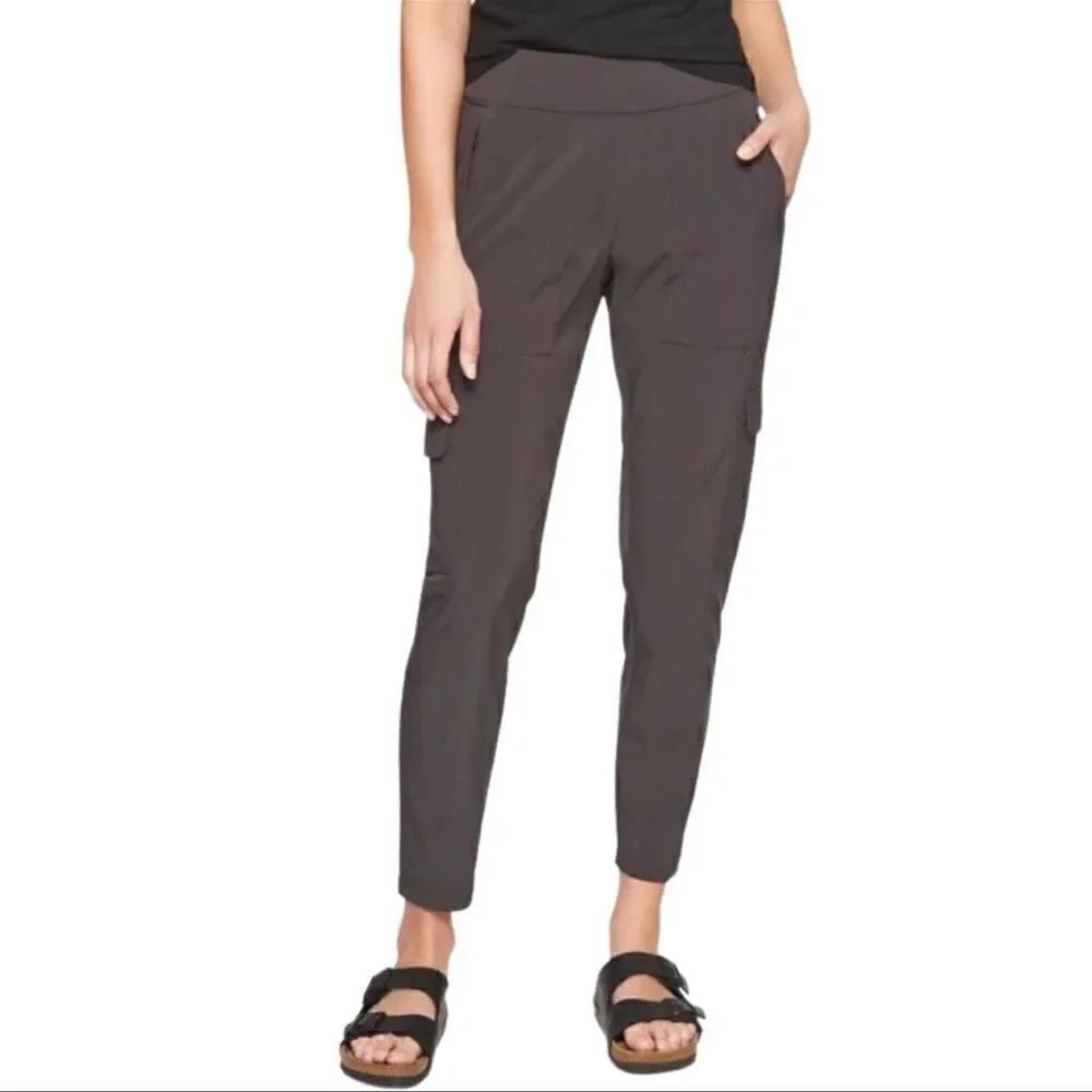 Athleta Chelsea Cargo Pant Onyx Grey 0